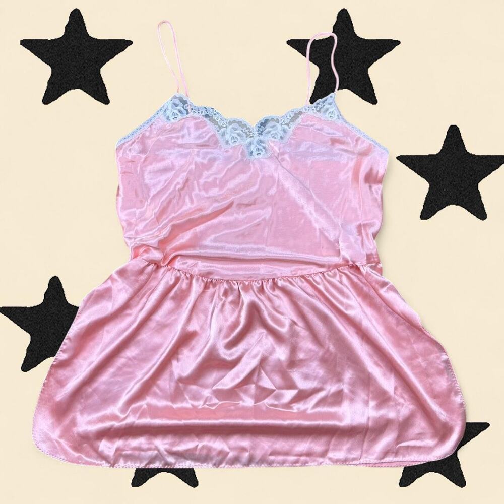 Cadaz pink satin babydoll